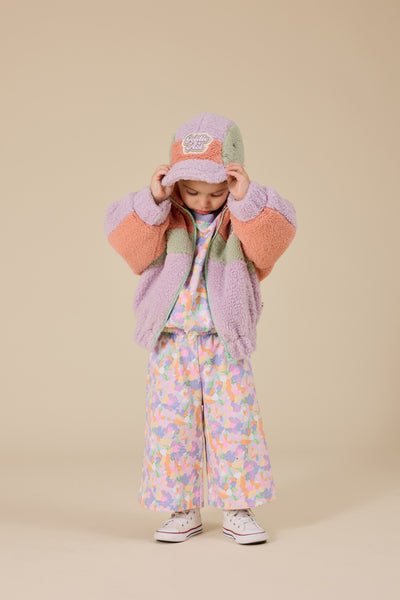 Goldie & Ace - Blair Sherpa Cap / Liac-Peach-Mint