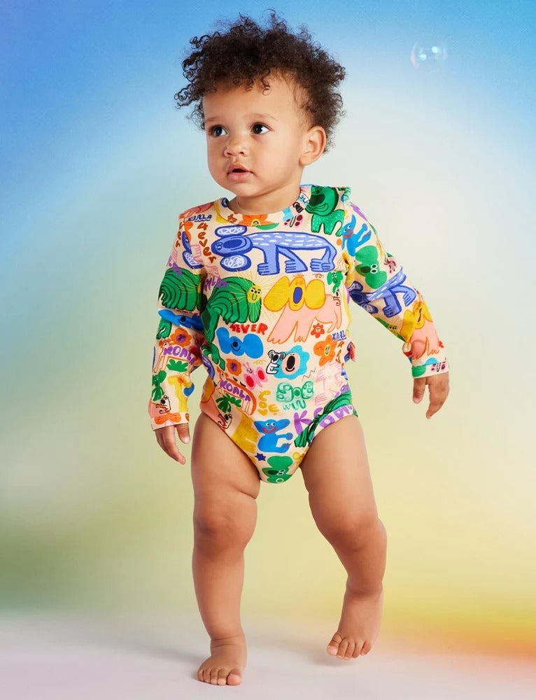 Halcyon Nights - Long Sleeve Bodysuit / Koala 4ever
