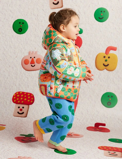 Halcyon Nights - Reversible Kids Puffer Jacket / Pocket Patch