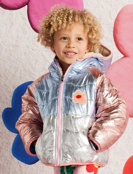 Halcyon Nights - Reversible Kids Puffer Jacket / Hej Blomma!