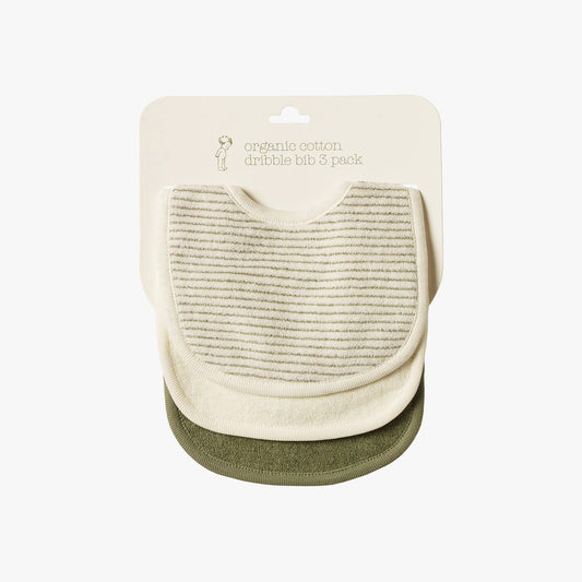 Nature Baby - Dribble Bibs 3 Pack