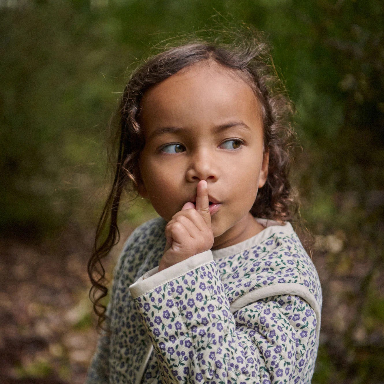 Nature Baby - Edith Quilted Jacket / Briarwood Heron Print