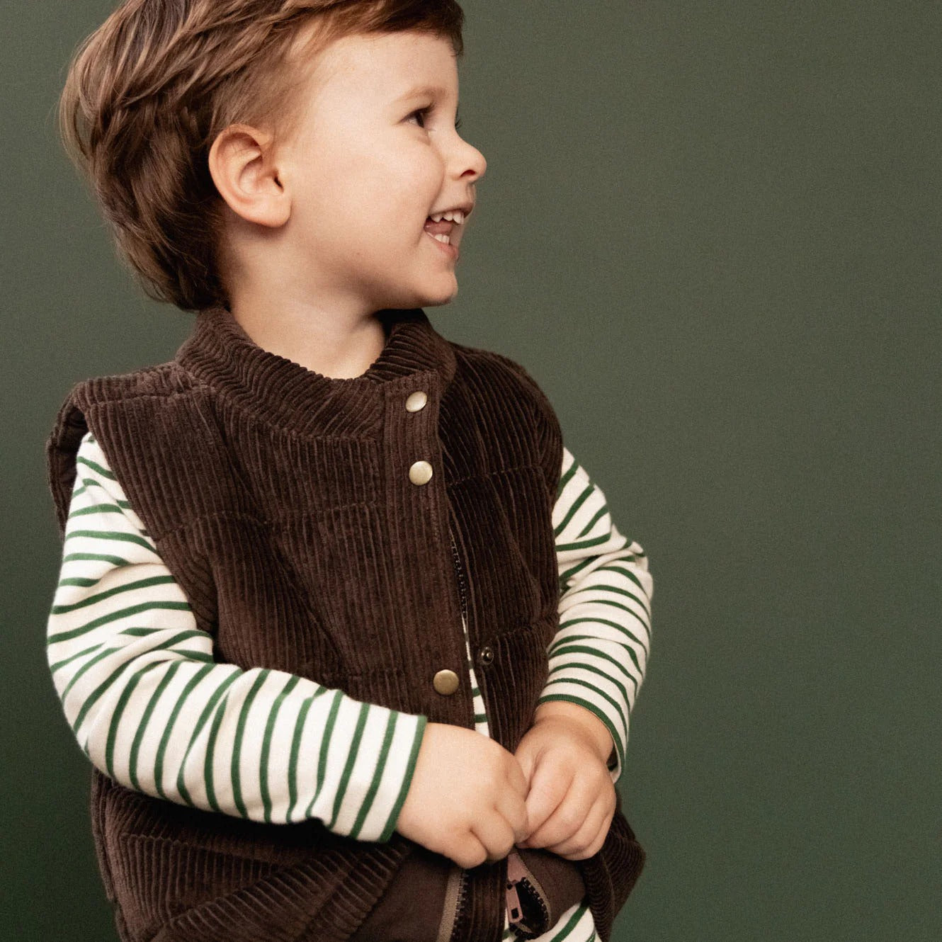 Nature Baby - Abel Vest / Pinecone