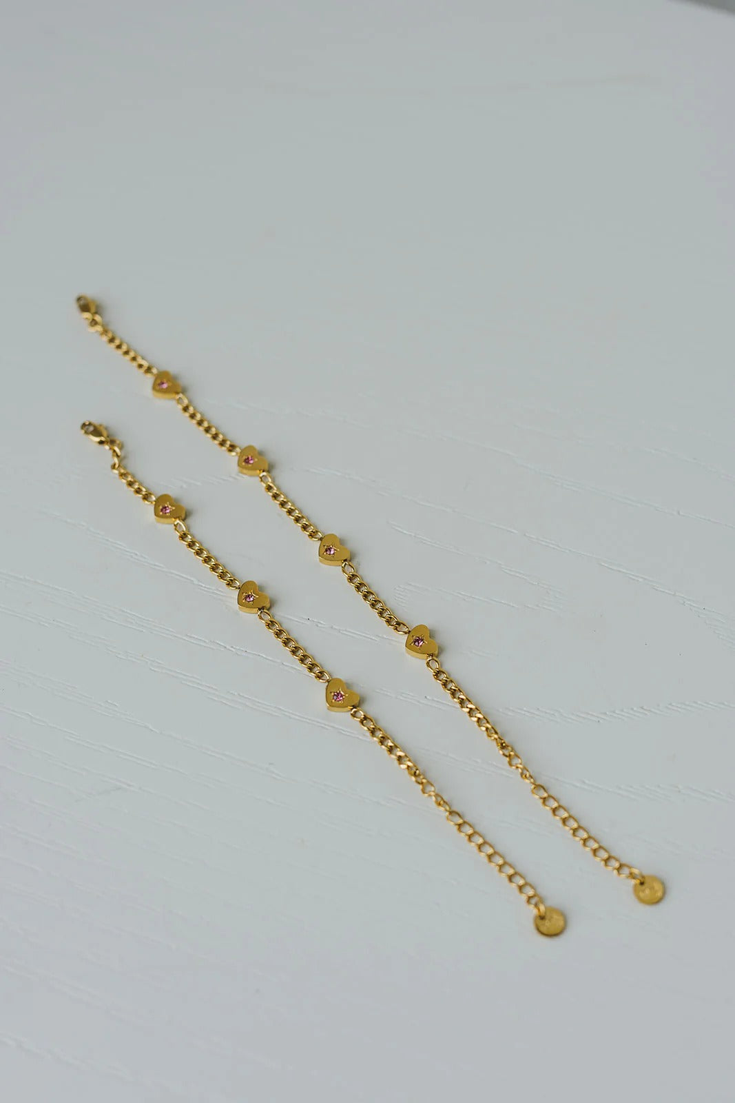 Myla Jane - Child Charm 18K Gold Bracelet / Heart