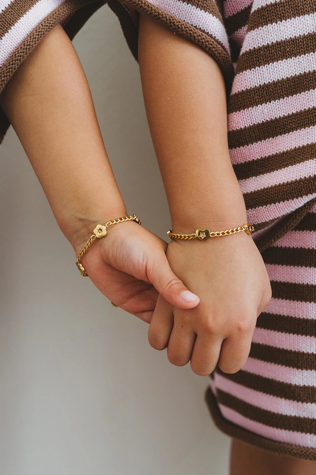 Myla Jane - Child Charm 18K Gold Bracelet / Flower