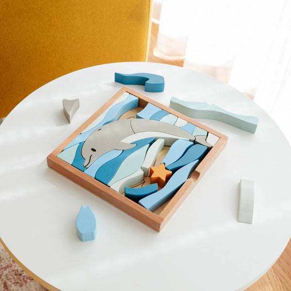 Stellavan & Papa - Darin the Dolphin 3 in 1 Puzzle