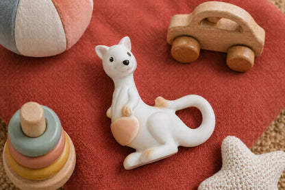 Jeanie Baby - Natural Rubber Teething Toy / Rosie the Roo