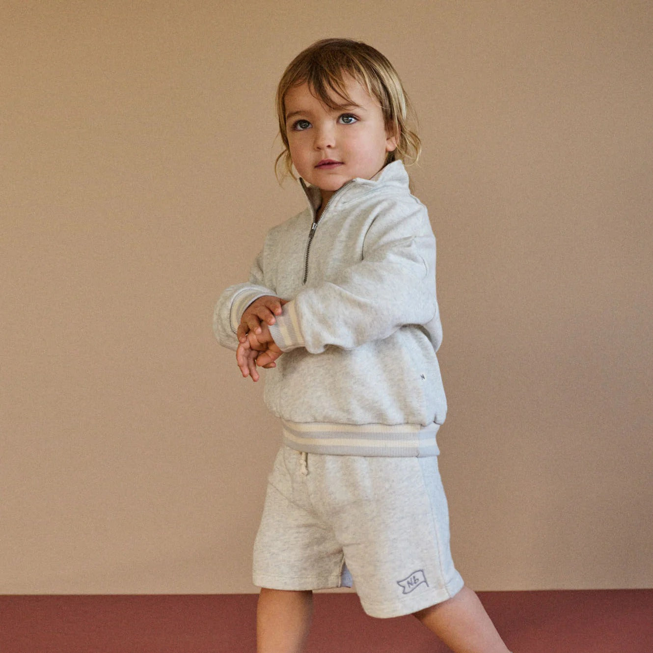 Nature Baby - Camper Sweatshirt / Light Grey Marl