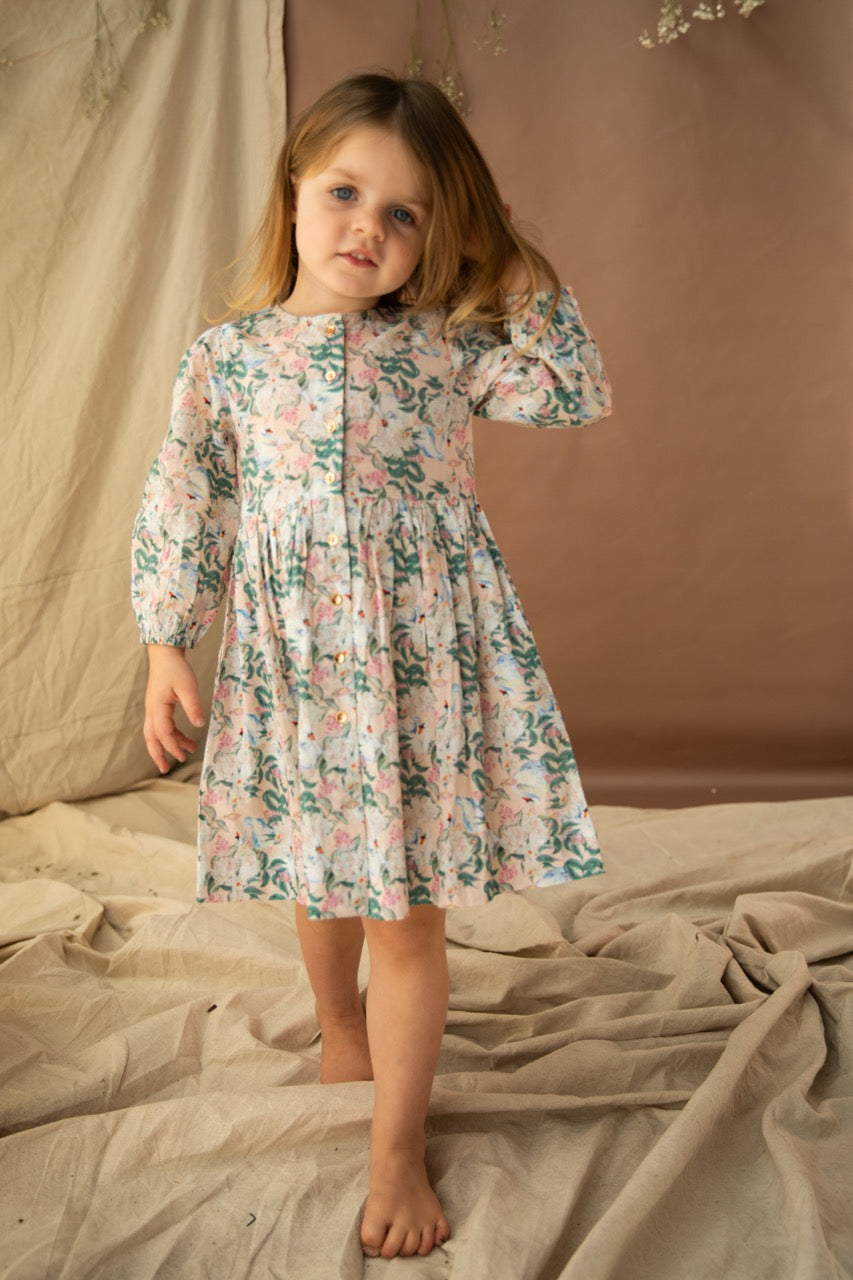Bella + Lace- Winifred Dress/Hello Gorgeous Print