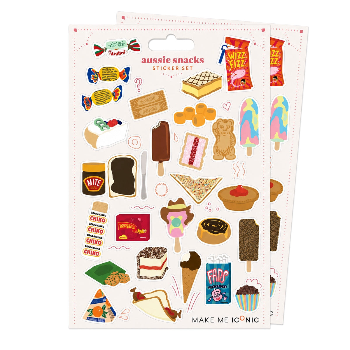 Make Me Iconic - Stickers / Iconic Aussie Food