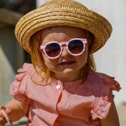 Frankie Ray Sunglasses - Baby Pixie / Pink Stripe (0-2Y)
