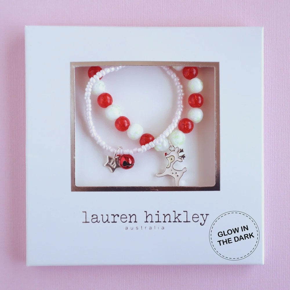 Lauren Hinkley - Jingle Bell Reindeer Bracelet Set