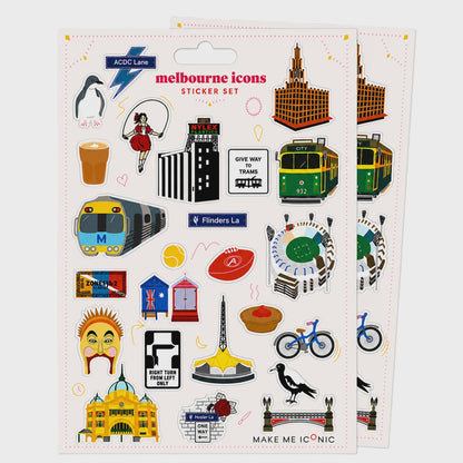 Make Me Iconic - Stickers / Iconic Melbourne Icons