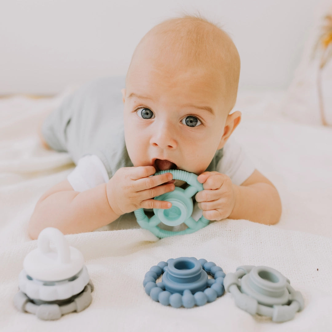 Jellystone - Rainbow Stacker and Teether Toy