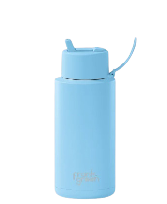 Frank Green - Ceramic Reusable Bottle (Flip Straw Lid) / 34oz