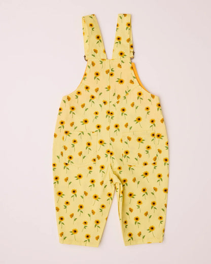 Kip & Co - Baby Cotton Drill Overalls / Sunflower Delight