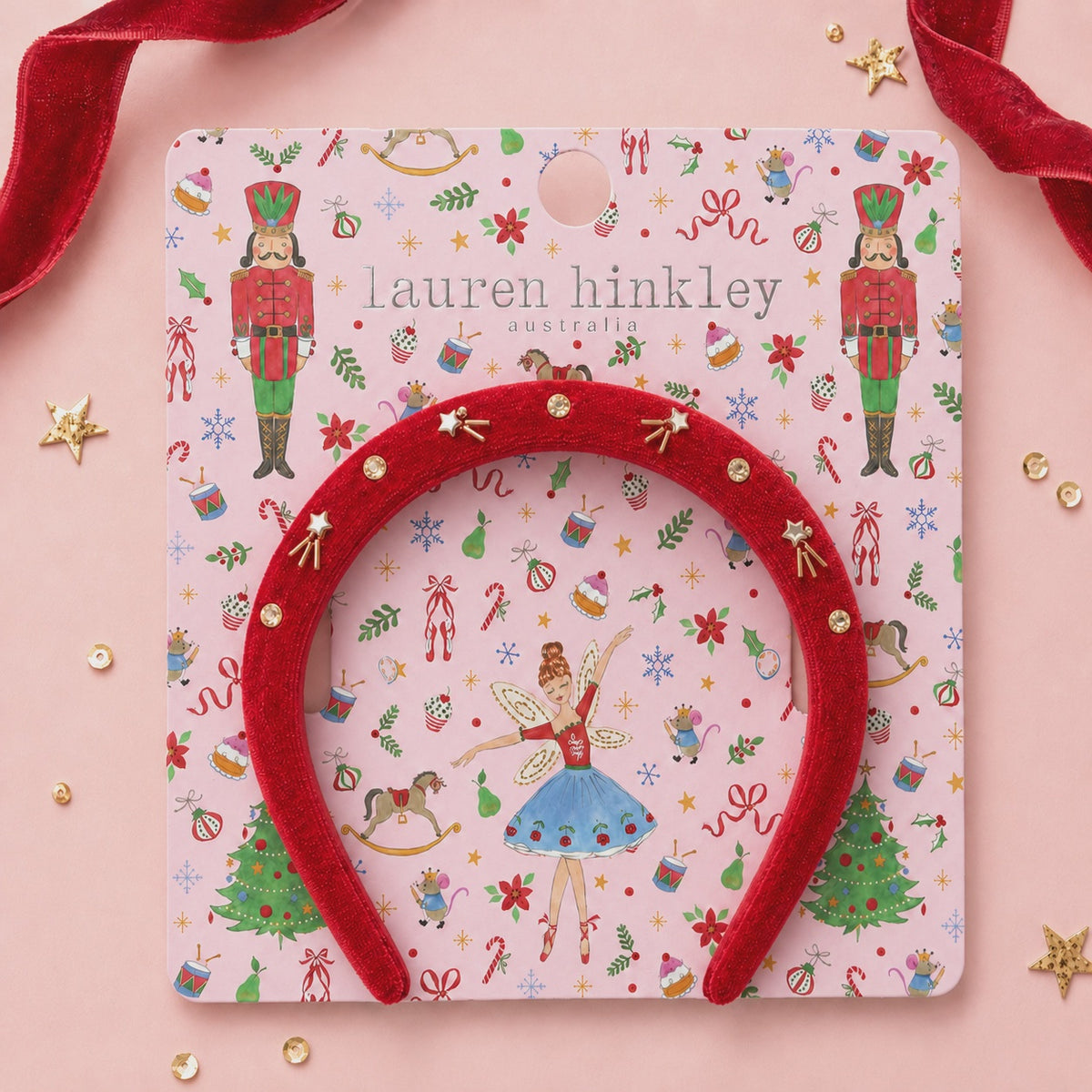Lauren Hinkley - Nutcracker Red Velvet Headband