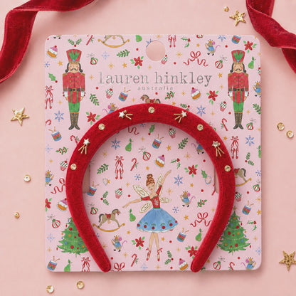 Lauren Hinkley - Nutcracker Red Velvet Headband