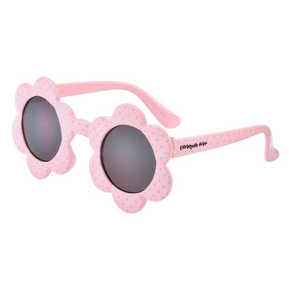 Frankie Ray Sunglasses - Daisy / Pink with Aqua Spot (2-5Y)