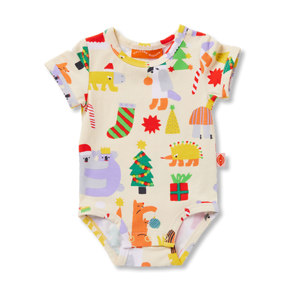 Halcyon Nights - Tinsel Tails Short Sleeve Bodysuit