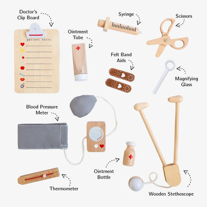 Make Me Iconic - Wooden Toy / Iconic Doctor Kit
