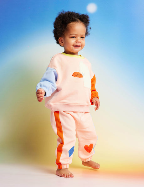 Halcyon Nights - Track Pants / Little Billabong Pink