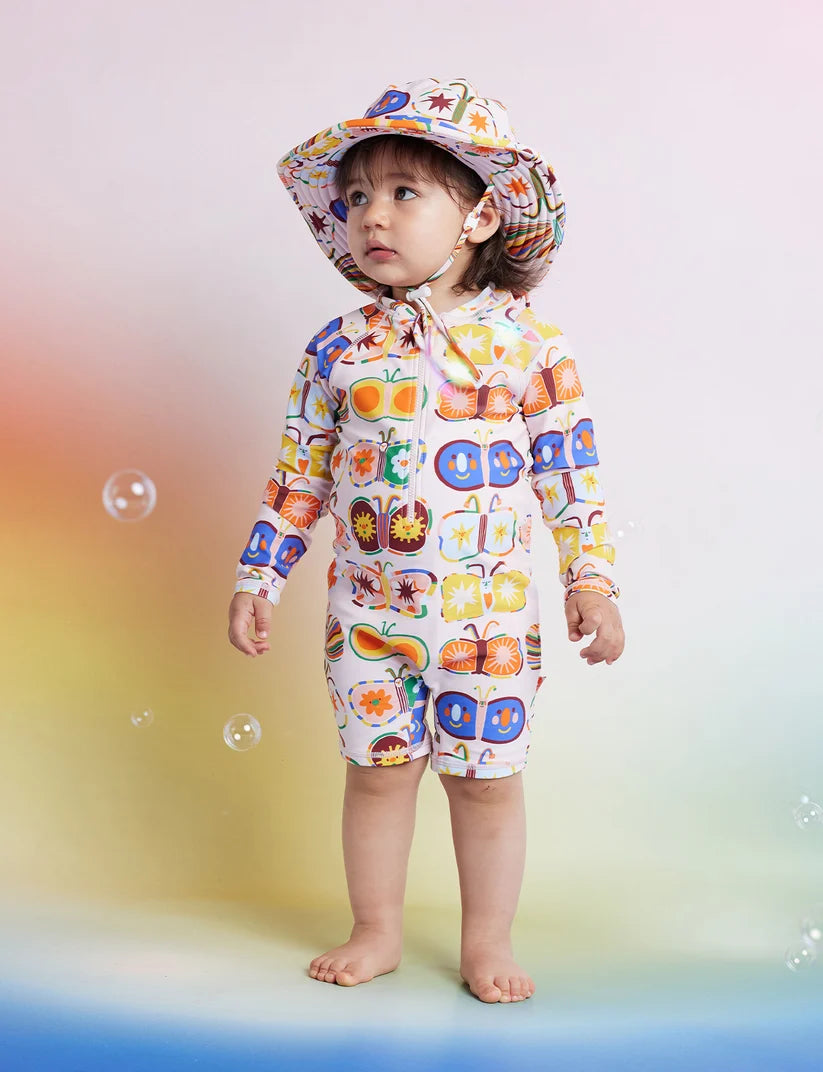 Halcyon Nights - Long Sleeve Rashsuit / Flutterby