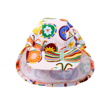 Halcyon Nights - Swim Legionnaire Hat / Flutterby