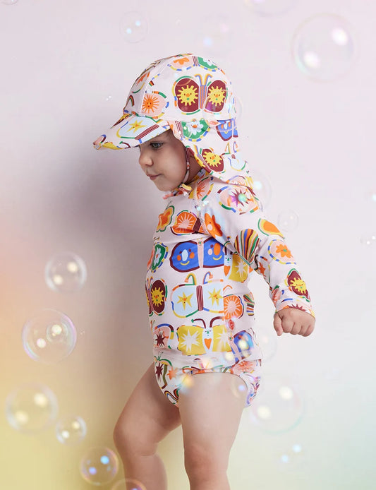 Halcyon Nights - Swim Legionnaire Hat / Flutterby