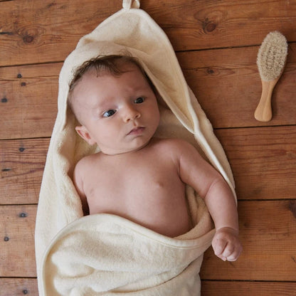 Nature Baby - Organic Cotton Hooded Bath Towel