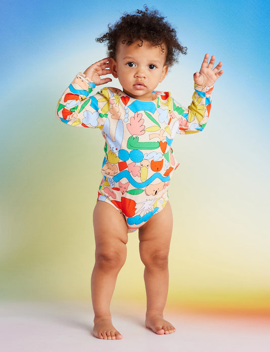 Halcyon Nights - Long Sleeve Bodysuit / Little Billabong