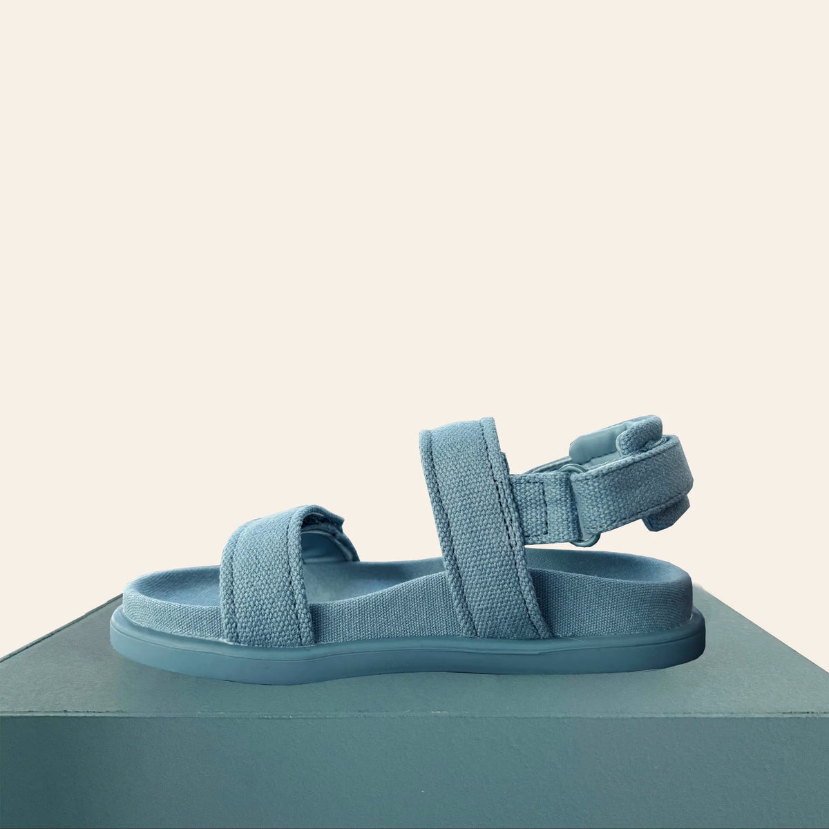 Mini Mela - Organic Cotton Sandal / Blue