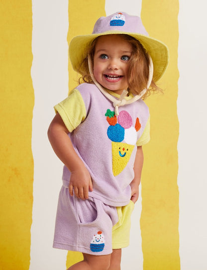 Halcyon Nights - Ice Cream Terry Kids Bucket Hat