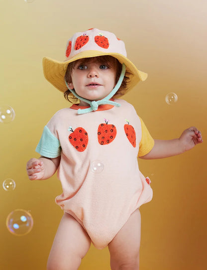 Halcyon Nights - Terry Kids Bucket Hat / Tiny Orchard