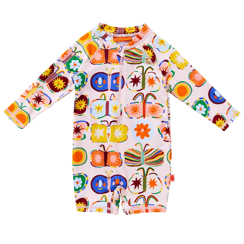 Halcyon Nights - Long Sleeve Rashsuit / Flutterby