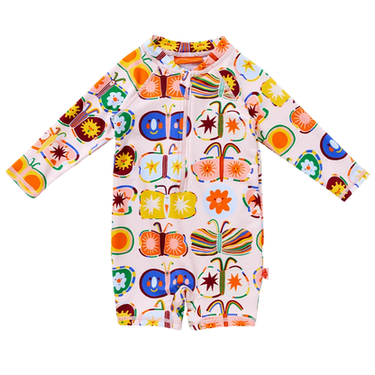 Halcyon Nights - Long Sleeve Rashsuit / Flutterby