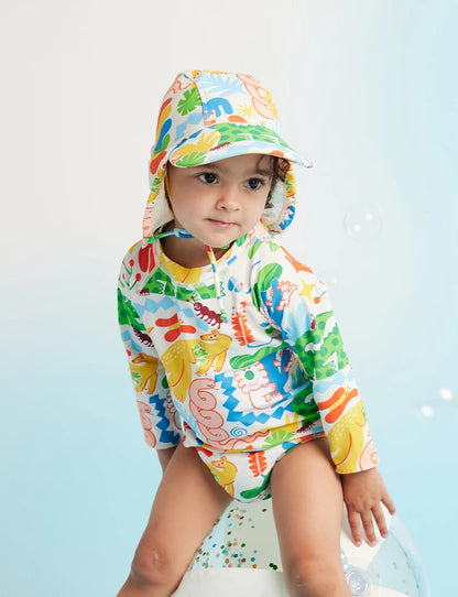 Halcyon Nights - Swim Legionnaire Hat / Tropicool