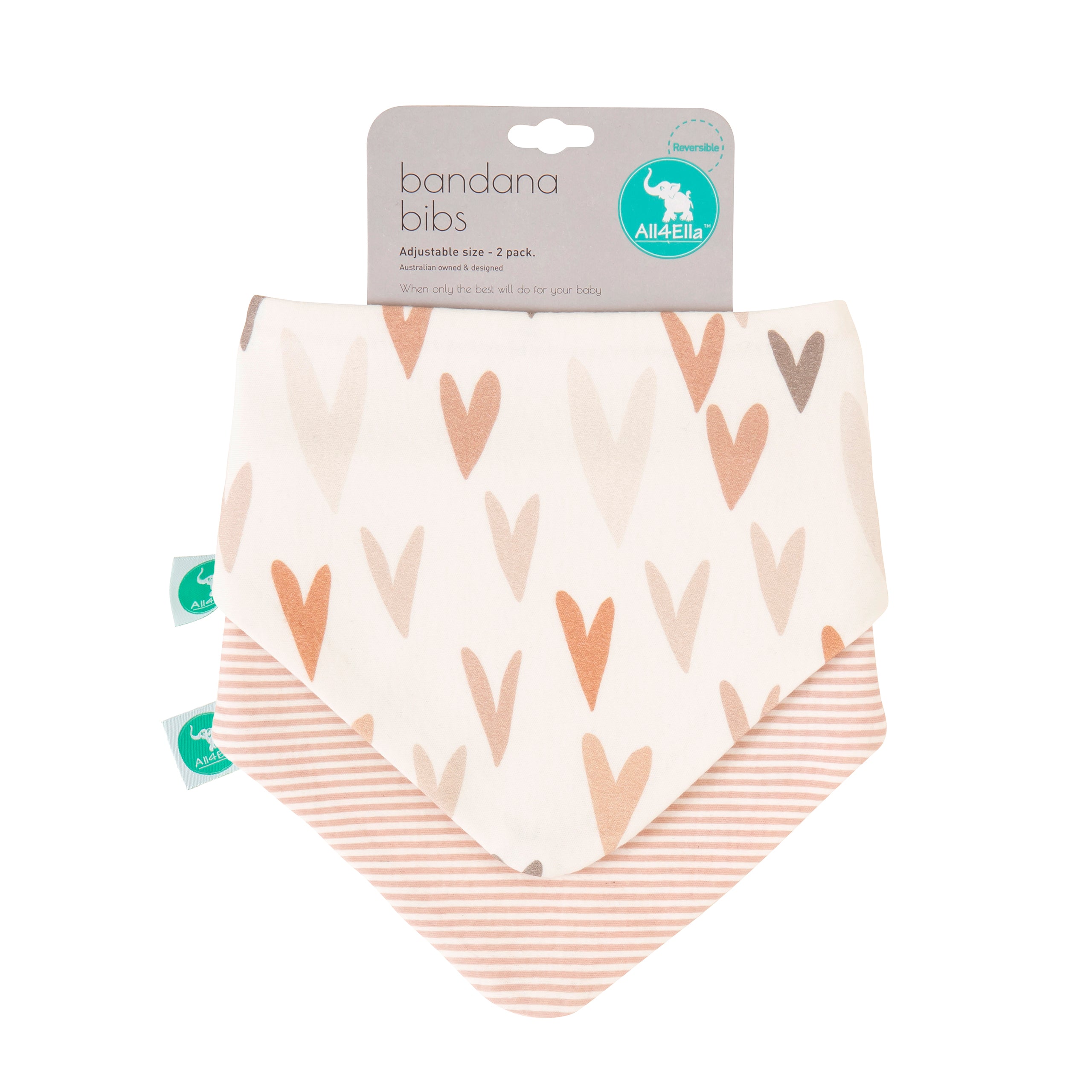 All4Ella - Bandana Bibs / 2 pack