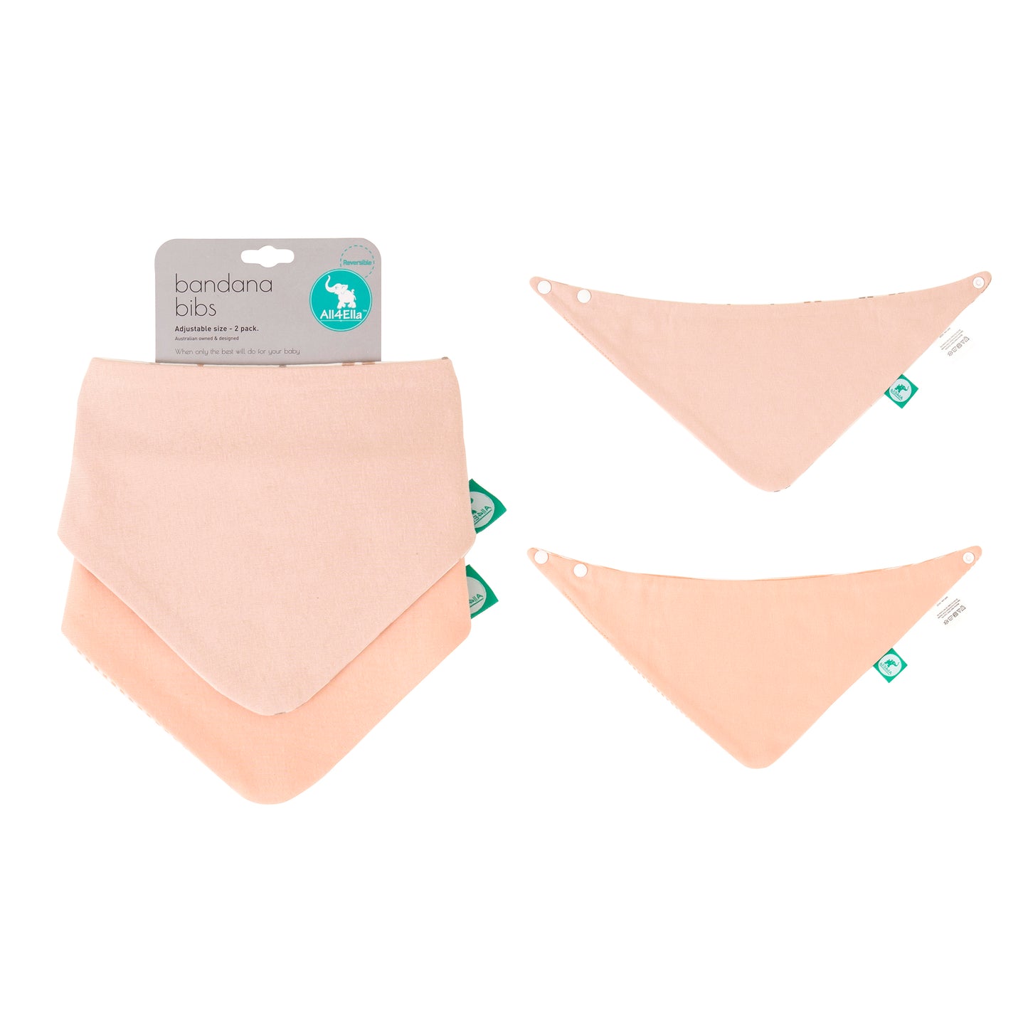 All4Ella - Bandana Bibs / 2 pack
