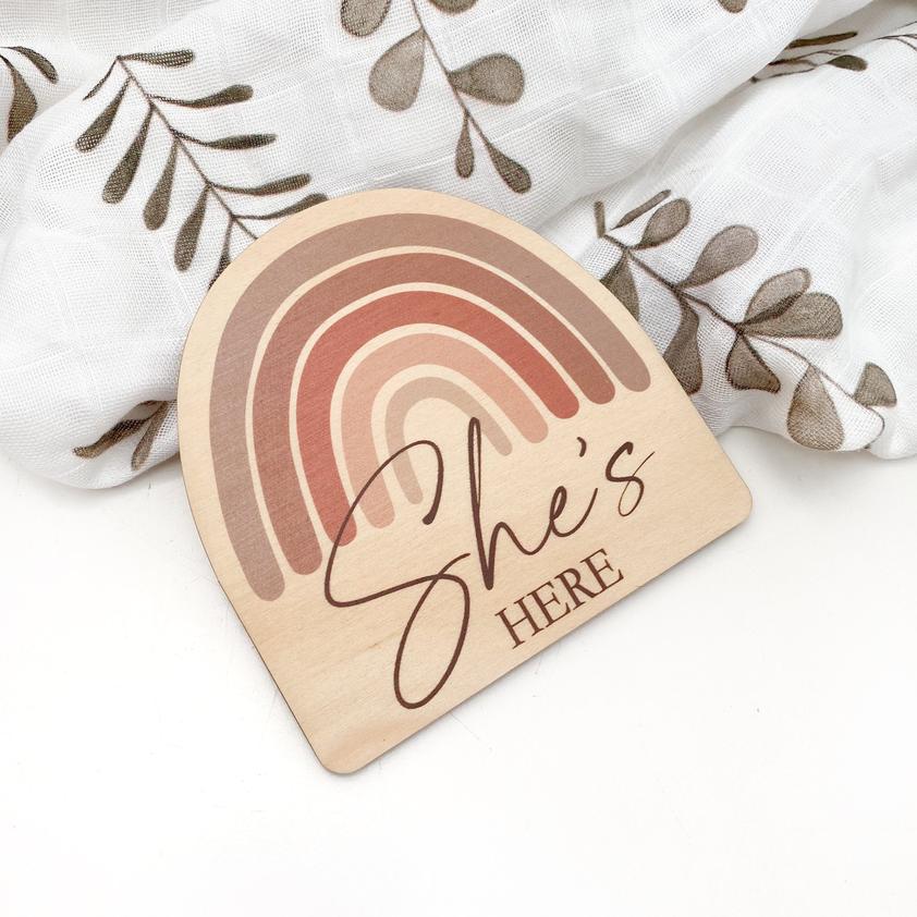 One Chew Three - Baby Milestone Plaques