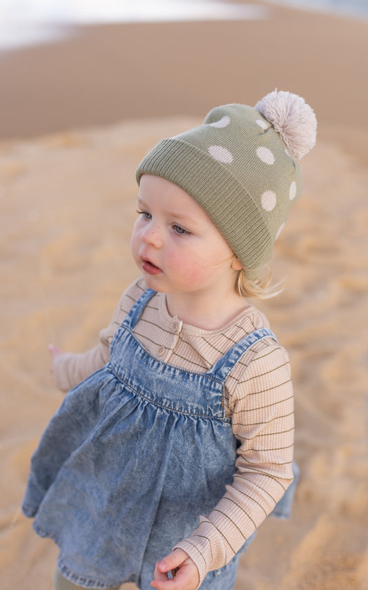 Acorn - Raindrops Merino Beanie