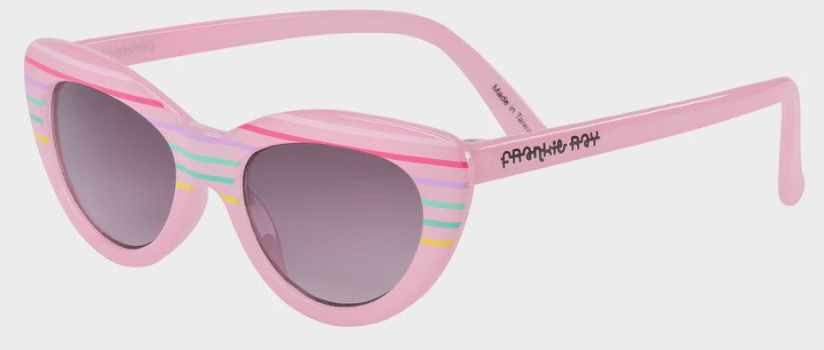 Frankie Ray Sunglasses - Eadie / Jelly Pink Rainbow Stripe (2-6Y)