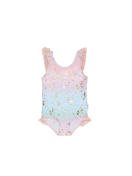 Huxbaby - star mermaid flounce swimsuit