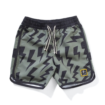 Munster Kids - Zapper Board Short / Olivine