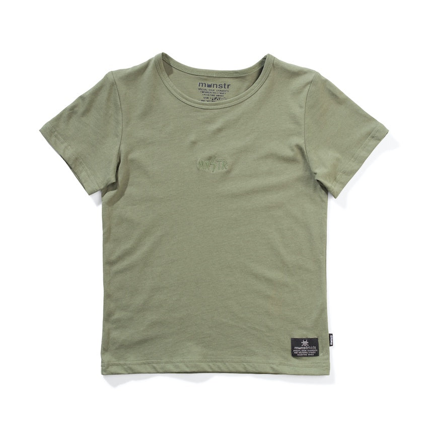 Munster - Bolted SS Tee / Olivine
