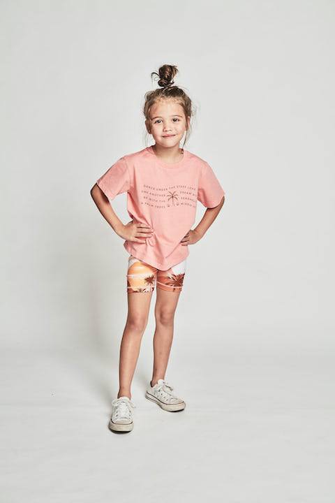 Missie Munster - Sunshine Poem Tee / Coral
