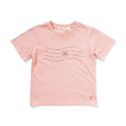 Missie Munster - Sunshine Poem Tee / Coral