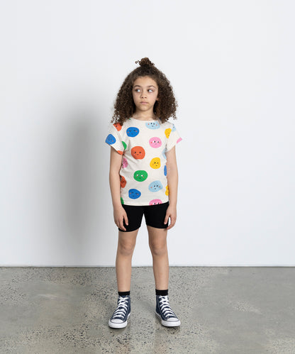 Minti - Happy Dots Tee / Oatmeal Marle