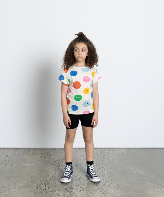Minti - Happy Dots Tee / Oatmeal Marle