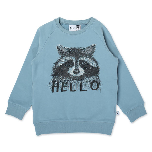 Minti - Hello Racoon Furry Crew / Muted Blue